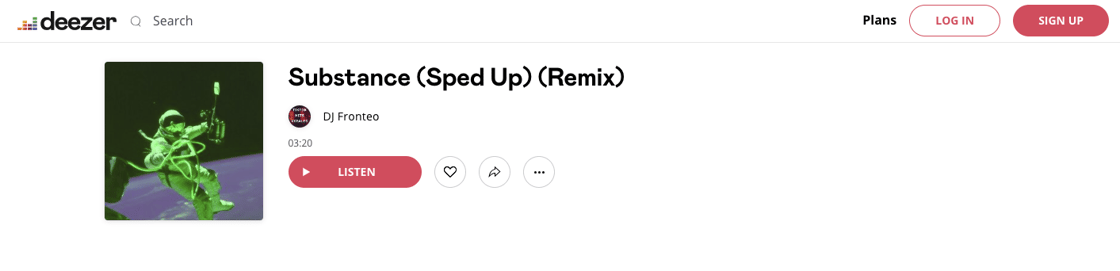 Substance (Sped up) (Remix) by DJ Frontero